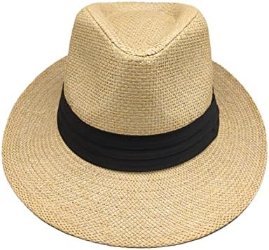 DAMIN slamnati kaubojski šeširi za žene Unisex muškarci žene Panama Široki obod slamnati šeširi Aldult Jazz ženski šeširi bejzbol