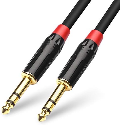 DISINO 1/4 inčni TRS kabl, teški 6.35 mm muški i muški Stereo priključak Balansirani kabl za audio putanje kabl za međusobno povezivanje-10