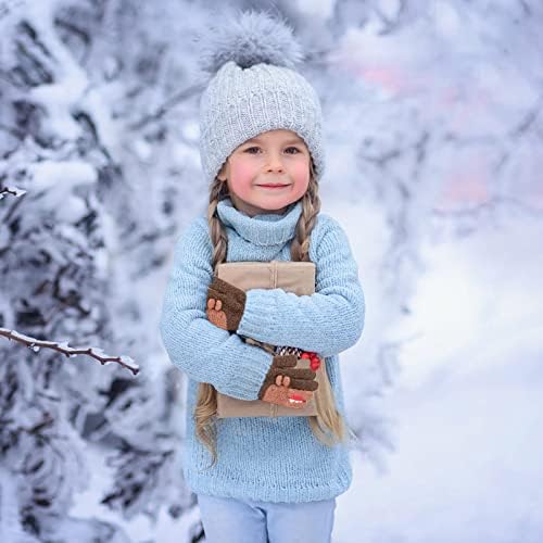 Rukavice Snežne rukavice za bebe Kintirane zimske tople skijaške dječake za dječje rukavice za dojenčad djevojke novorođene rukavice