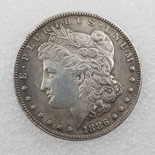 Starini obrt 1886 Mesing srebrni morgan izrađen stari srebrni dolar, a antikni vanjski dolar
