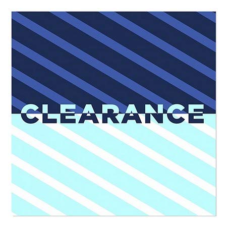 CGsignLab | Prozor Cleariance -stripes plavi Cling Cling | 5 X5