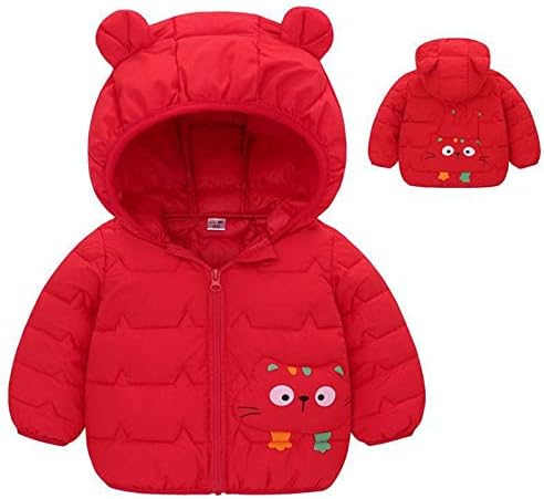 Zimski kaputi Djeca Toddler Baby Boys Girls Pokrivena jakna Slatka crtana kapuljača za toplu odjeću Zimski kaput za velike dječake