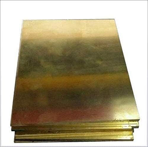 YUESFZ metalna tanka ploča folija ploča čisti Bakar metalni lim folija ploča 0.8 mmX200 X 200 mm rezana bakarna metalna ploča Mesingana