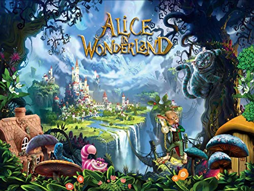 Pozadina Alice u zemlji čuda | šuma bajke / za djevojke | rođendanski Transparent | ukrasi za zabave | pozadina