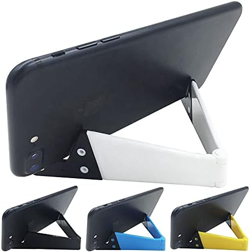 Voviggol Prijenosni štand mobitela za stol 4 pakovanje, sklopivi džepni nosač mobilnog telefona, nadogradnja univerzalnog V pametnog