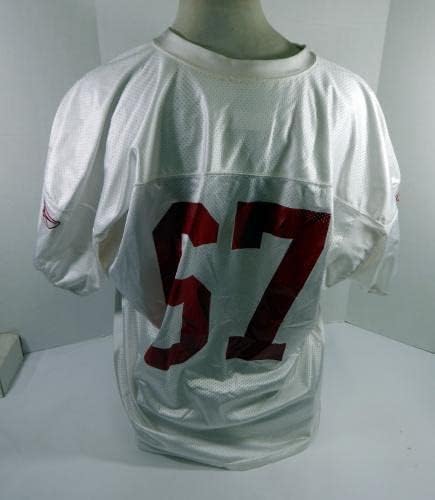 2009 San Francisco 49ers 67 Igra Polovni dres bijele prakse 3xl 44 - Neintred NFL igra rabljeni dresovi
