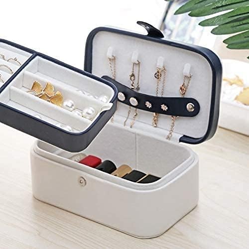 ZCXIYU kožna kutija za nakit Lucky Listovi oblikuje višestor prenosive kutije za odlaganje nakita PU kreativni okvir za nakit prenosiv