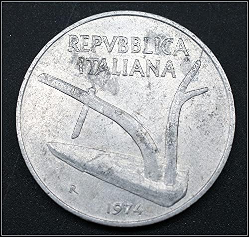 Italija 10 Rira No-Godina Random Farm Plug Rapid 3,2 mm Europski stari novčić