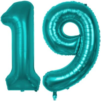 40 inčni 31 balon broj 13 Jumbo divovska velika velika folija mylar tiffany plavi broj baloni Sweet 31. rođendan za žene Party Balloon