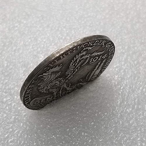 Starinski zanati 1914. njemački srebrni kovanica strana coin od srebra dolar 954