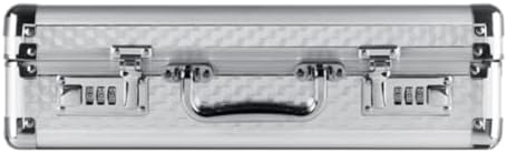 Aluminijumski aluminijski kofer s udarnim multifunkcijskim kombinacijom Brava ugrađena kutija za odlaganje spužva, srebrna, 45.5x34x13cm
