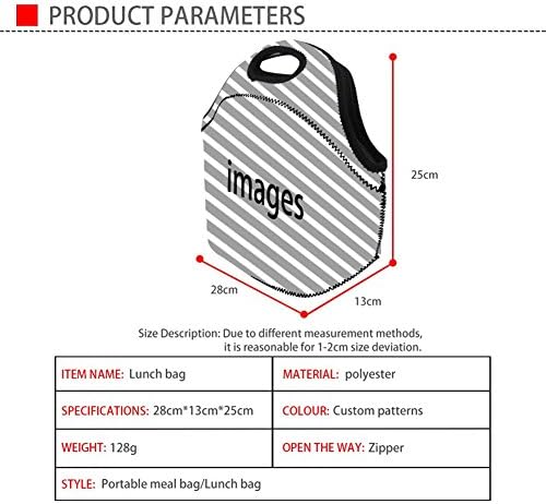doginthehole suncokretova torba za ručak izolovana hladnjača termo višekratna torba za ručak kutija sa patentnim zatvaračem paket