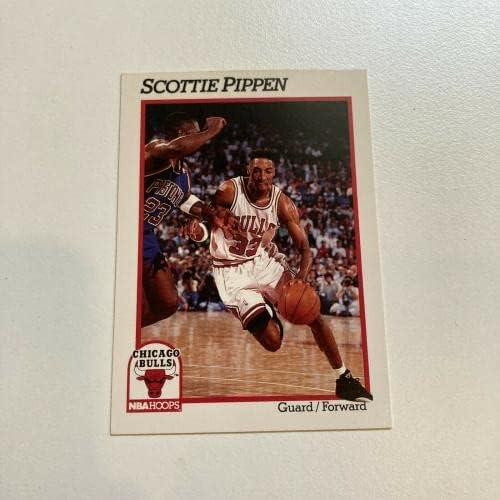 1991. NBA obruči Scottie Pippen potpisao košarkašku karticu PSA DNK COA - nepotpisane košarkaške kartice