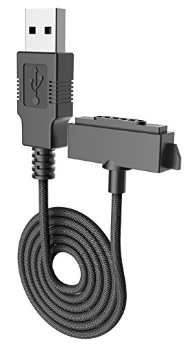 Nakedcellphone punjač za Sonim XP5 / XP6 / XP7, brend crna [robusna pletenica] USB naplatu / sinkronizirani kabel kabela [sa magnetskim