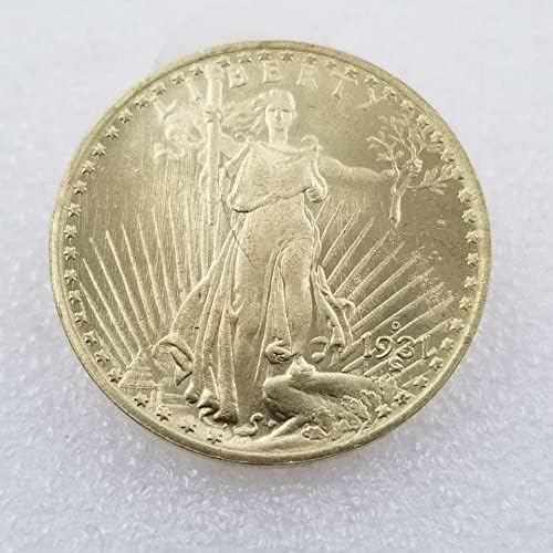 Starinski zanati 1931 D Izdanje Američki zlatni novčić Strani srebrni dolar