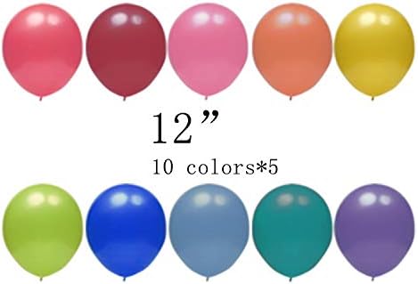 Mini klizač 12-inčni baloni u boji velikih boja premium kvaliteta biserna metalik helijum-air lateks dugi balon Bulk Round za rođendanski