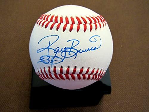 Ray Burris 34 mladunče Yankees Mets Pitcher potpisan auto vintage ol bejzbol JSA - autogramirani bejzbol