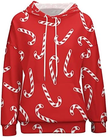 Amrandom Ženska tanka džemper duksela Lagana dugih rukava duge majice Esencijalna kapuljača Jesen Jakna Girls Pulover vrhovi