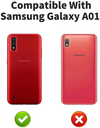 CIVICASE za Samsung Galaxy A01 Američki novčanik slučaj, Premium kožna Flip Case RFID Blokiranje držač kreditne kartice Folio Magnetic