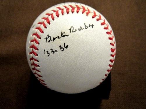 Bill Werber Ny Yankees 1930-33 Stat potpisan auto bejzbol JSA Gem - AUTOGREM BASEBALLS