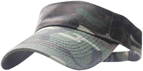 Kamuflažna sportska kapa za sunčanje za žene muške kape od pamučne kugle prazan gornji Bejzbol opran uznemiren šešir za trčanje