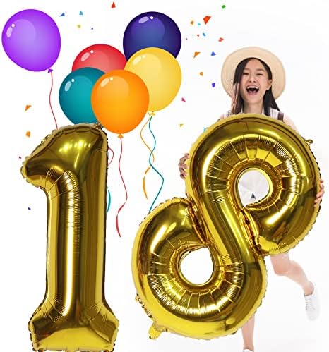 40 inča 80 balon brojevi zlatni helijum broj 80 baloni samo-brtvljenje za rođendanski ukrasi i potrepštine godišnjica Dekor zabave