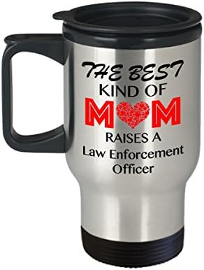 FunnyLaw službenik za provedbu putnika za kafu, najbolja vrsta mame podiže službenika za provođenje zakona, majčin dan poklon ideju,