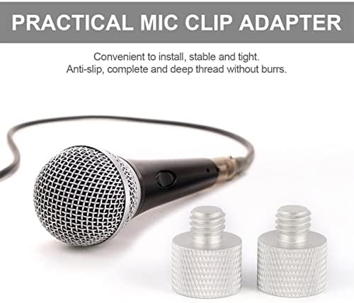 Supvox mikrofon mikrofona vijak vijak mikrofon nosač za podizanje kamera Mic Clip Clip metalni adapter Mic Navojni adapter muški do