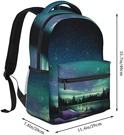 Nolace nebeski noćni ruksak za ruksak velikih fakulteta Casual Bookbag Daypack Travel za djevojke Boys College