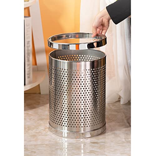 Ditudo kante za smeće kanta za smeće nehrđajući čelik šuplja kanta za smeće kućno kupatilo spavaća soba papirna korpa Hotelska trpezarija