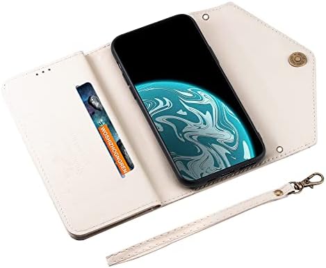 CCSamll torbica za novčanik za Samsung Galaxy A54 5G za žene, torbica preko ramena torbica Navlaka za remen za vrat sa futrolom za