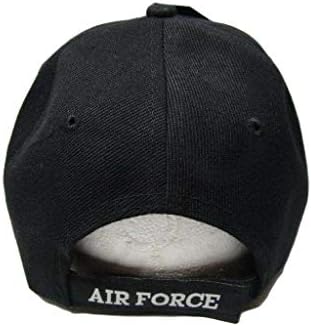 Let it Fly US Air Force Wings Flag Bill Crna vezena kapa za šešir 603GB