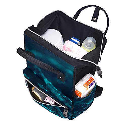 Sažetak Velike torbe za peleni od poligonalnog prostora mammmy ruksak veliki kapacitet pelena torba za staračku vrećicu za brigu o