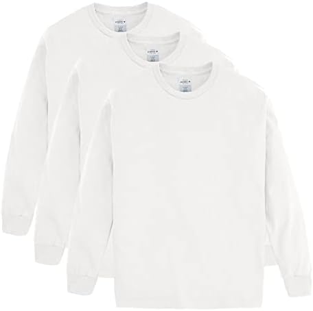 Hanes Boys ComfortSoft paket majica sa dugim rukavima, pamučne majice za dječake, 3-pakovanje