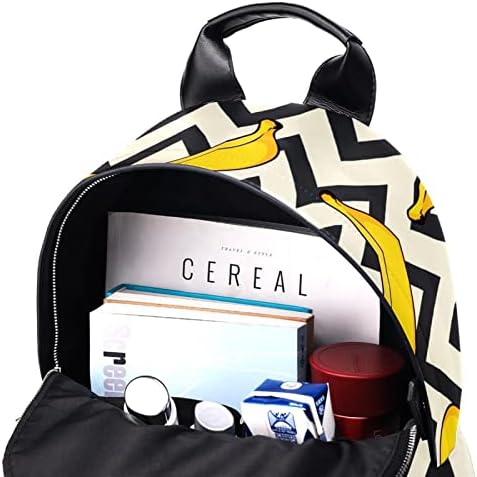 VBFOFBV putni ruksak, backpack laptop za žene muškarci, modni ruksak, banana crno-bijela ripple
