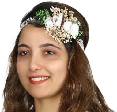 PRIMEART Flower Crown cvjetna traka za glavu za žene. Fairy Headpiece Flower Girl Dodatak Za Kosu. Cvjetna traka za glavu za djevojčice