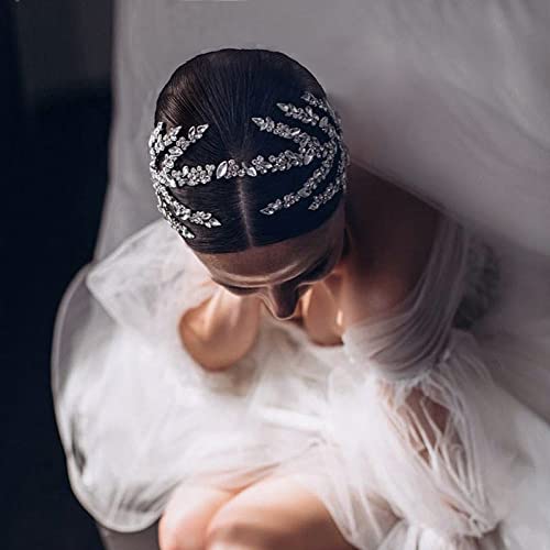 Eiaork vještački dijamant vjenčana traka za glavu za mladenku, kristalni vjenčani pokrivač za vjenčanje,vjenčani Dodaci za kosu za