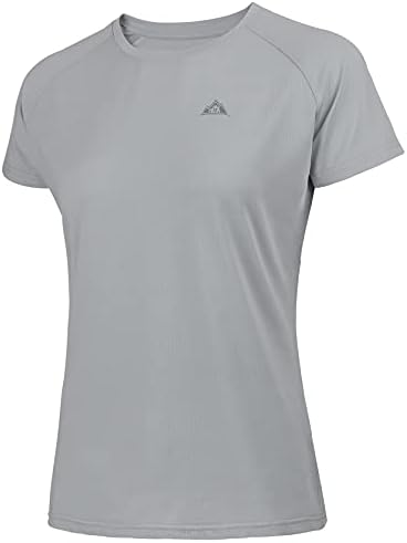 Ženska majica kratkih rukava za zaštitu od sunca SPF lagana brzo suhi majice za planinarenje trčanje