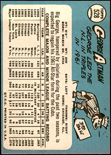 1965 FAPPS 528 George Altman Chicago Cubs Nm Cubs