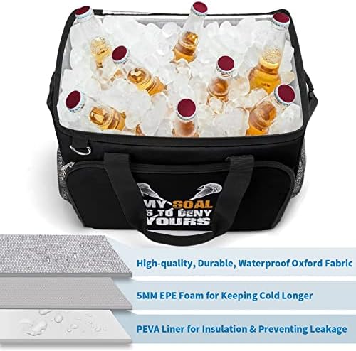Lacrosse gol izolovana torba za ručak za višekratnu upotrebu nepropusna Cooler tote kutija za hranu za piknik planinarenje ribolov