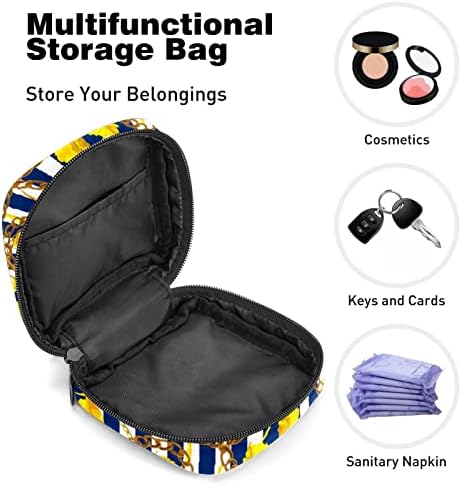 1pc Slatka torba za menstrualnu kupu za menstruaciju, velike točke za pohranu Sanitarna tašna za sanitarne jastučiće za sanitarne