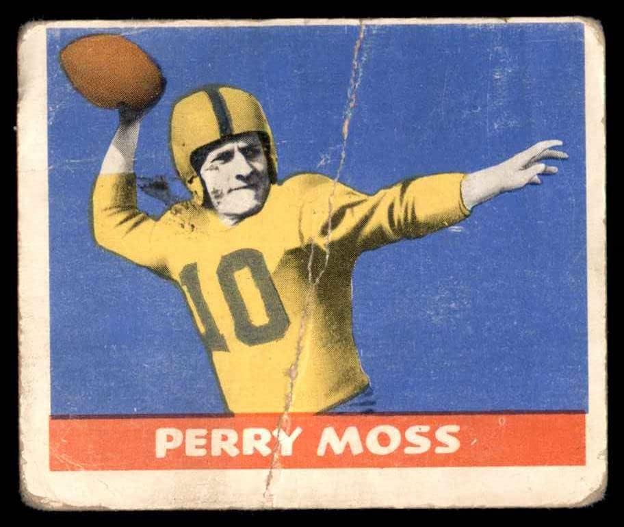 1948 List 10 Perry Moss Green Bay Packers Fairchers Fairchers