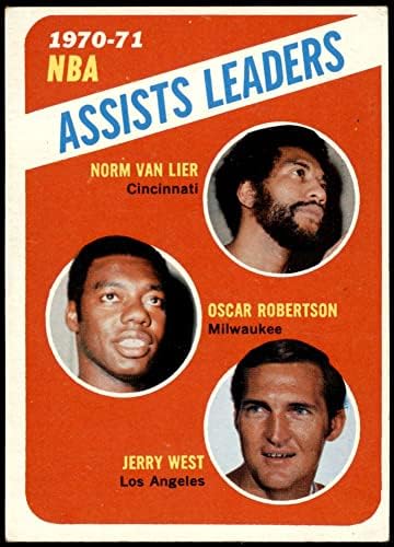 143 NBA asistencije vođe normu van / Jerry zapad / Oscar Robertson Cincinnati / Milwaukee / Los Angeles Royals-BSKB / Bucks / Lakers