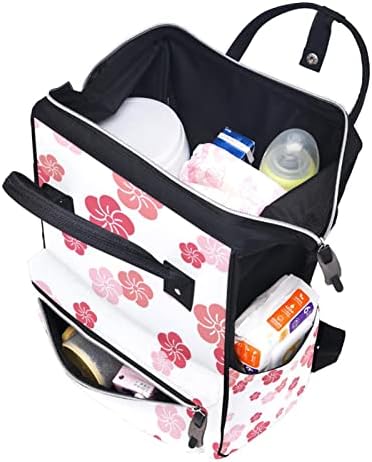 Ružičasti japanski tradicionalni trešnje cvijeće trešnje Ruksak ruksak za bebe nazivne torbe za promjenu multi funkcije Velika kapacitet