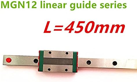 Linearne vodilice za 12mm linearnu vodilicu MGN12 450mm linearnu šinu + MGN12H dugi Linearni nosač za CNC X Y Z os