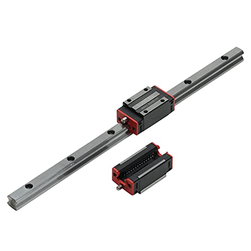 Mssoomm Square Linear Motion Guideway Rail HSR35-102.36 inch / 2600mm +2pcs Cr noseći nosač klizača blok za CNC mašinu i DIY projekat