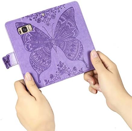 Qivstar futrola za Samsung Galaxy S8 Plus držač kartice PU kožna magnetna torbica za novčanik sa postoljem zaštita od ogrebotina zaštitni